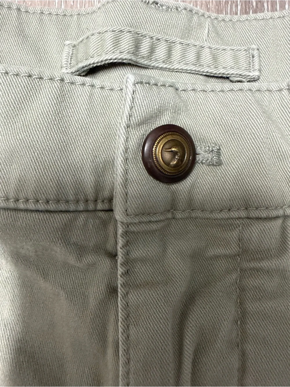 Duck Head Mens 38 Gold School Chino Shorts Olive Shadow Green 6 Inseam